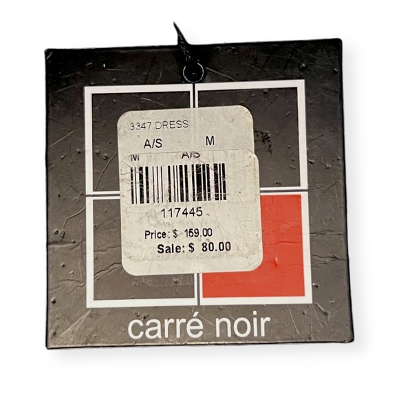 NWT CARRÉ NOIR Scoop Neck Sleeveless Floral Print Dress - Picture 6 of 7